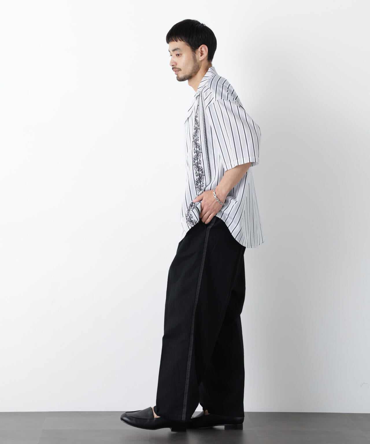「OtoNANO」×masoret 側章パンツ 6686127229
