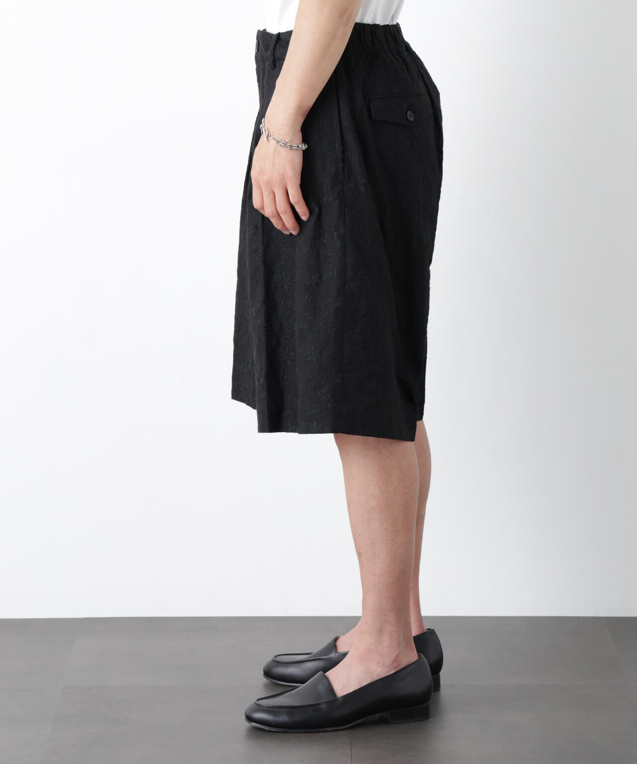 「OtoNANO」×masoret 総柄刺繍ショートパンツ 6686128203