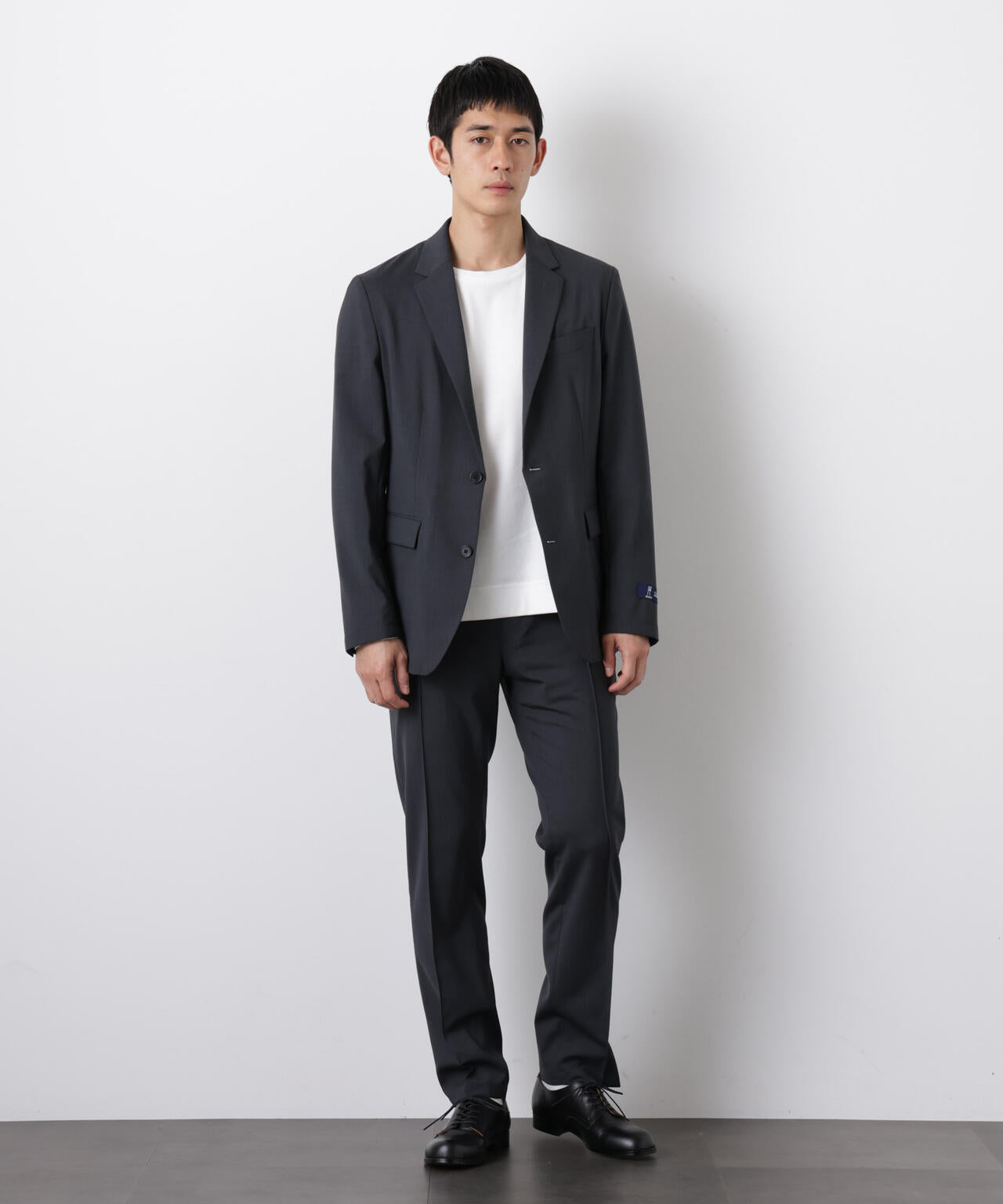 「DamerinoSelect」JAPANfabricウールストレッチパンツ(セットアップ可) 6686129201