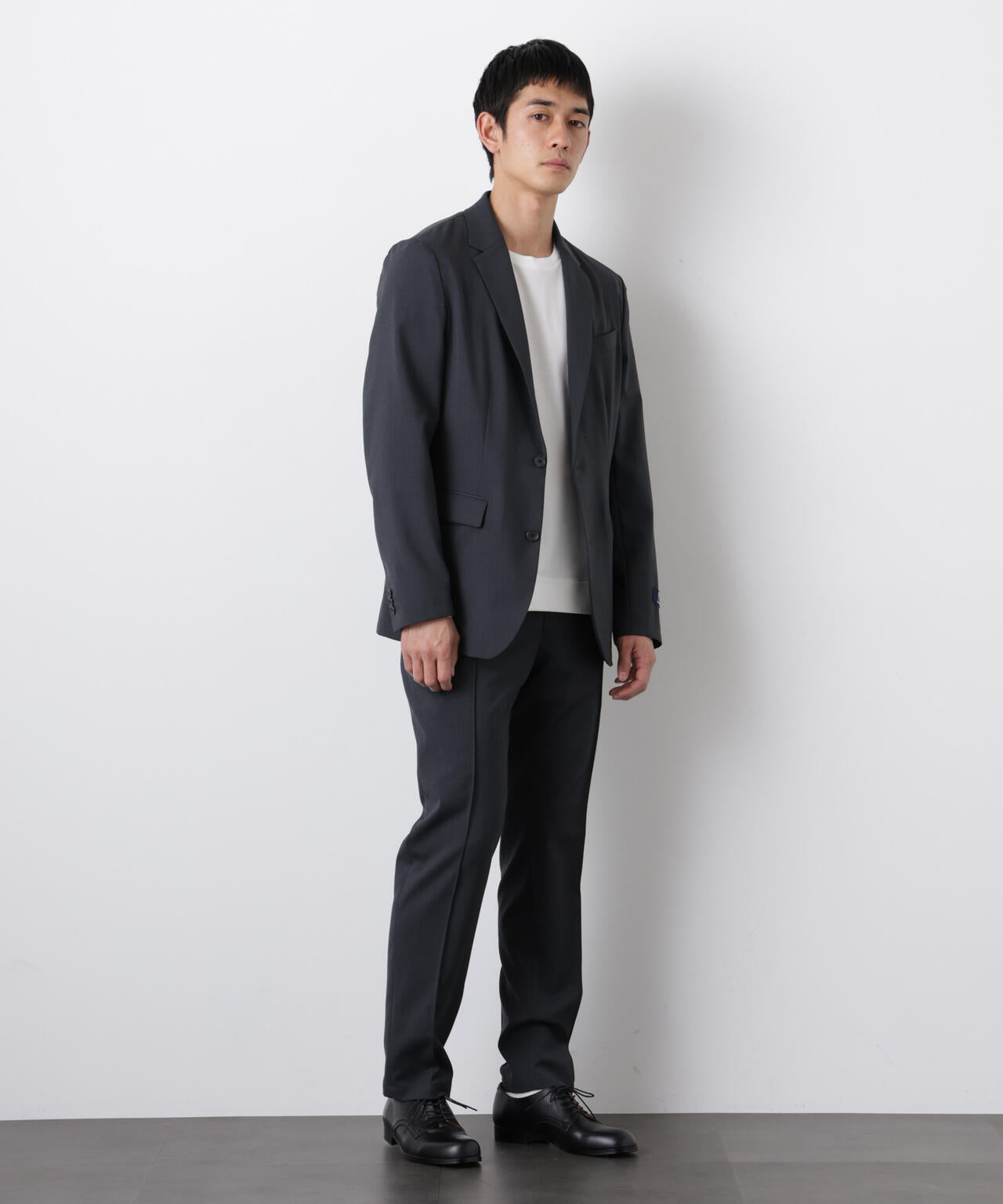 「DamerinoSelect」JAPANfabricウールストレッチパンツ(セットアップ可) 6686129201