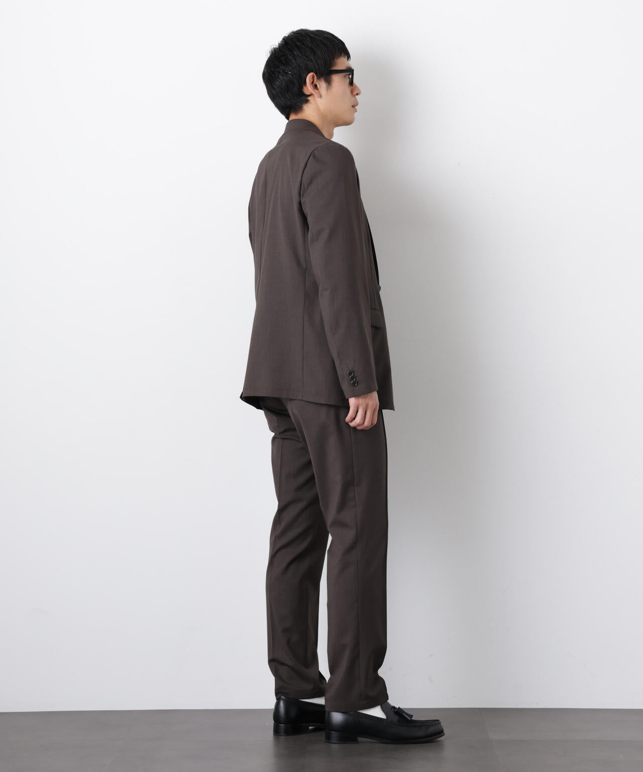 「DamerinoSelect」JAPANfabricウールストレッチパンツ(セットアップ可) 6686129201