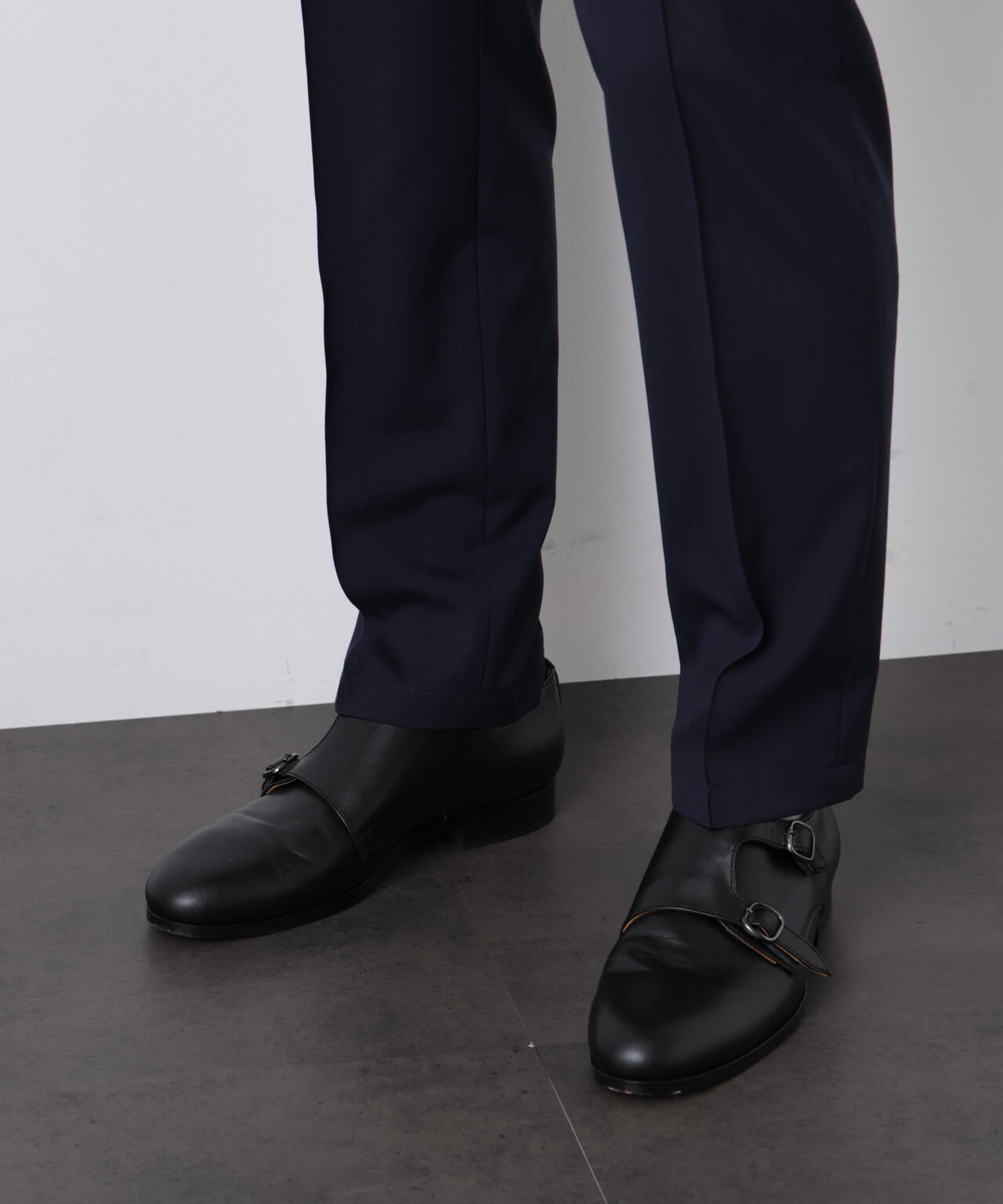 「DamerinoSelect」JAPANfabricウールストレッチパンツ(セットアップ可) 6686129201