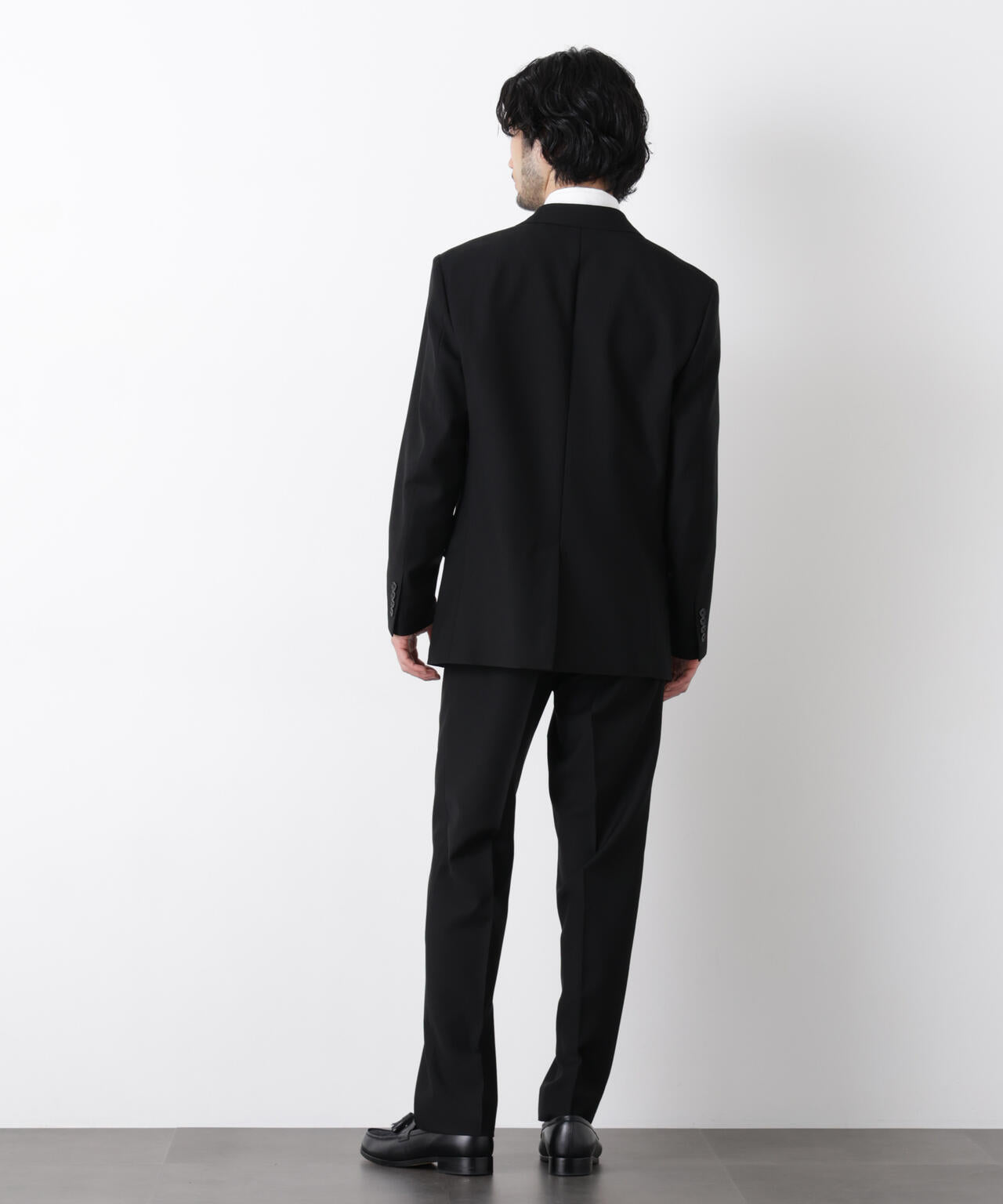 「Damerino Formal」 ブラックフォーマルオールシーズンパンツ(セットアップ可) 6686129205