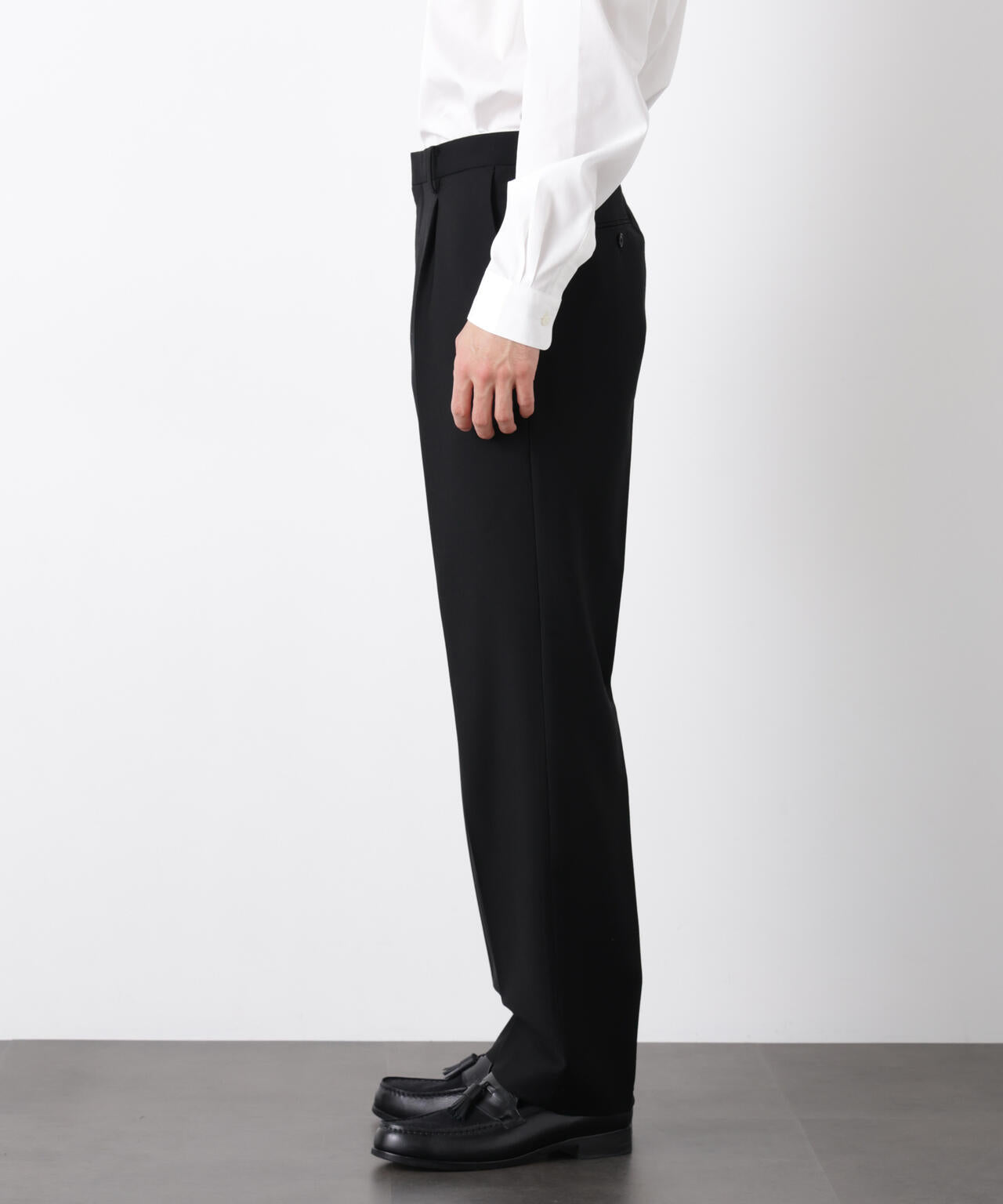 「Damerino Formal」 ブラックフォーマルオールシーズンパンツ(セットアップ可) 6686129205