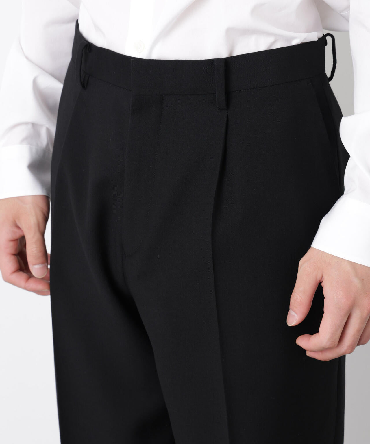 「Damerino Formal」 ブラックフォーマルオールシーズンパンツ(セットアップ可) 6686129205