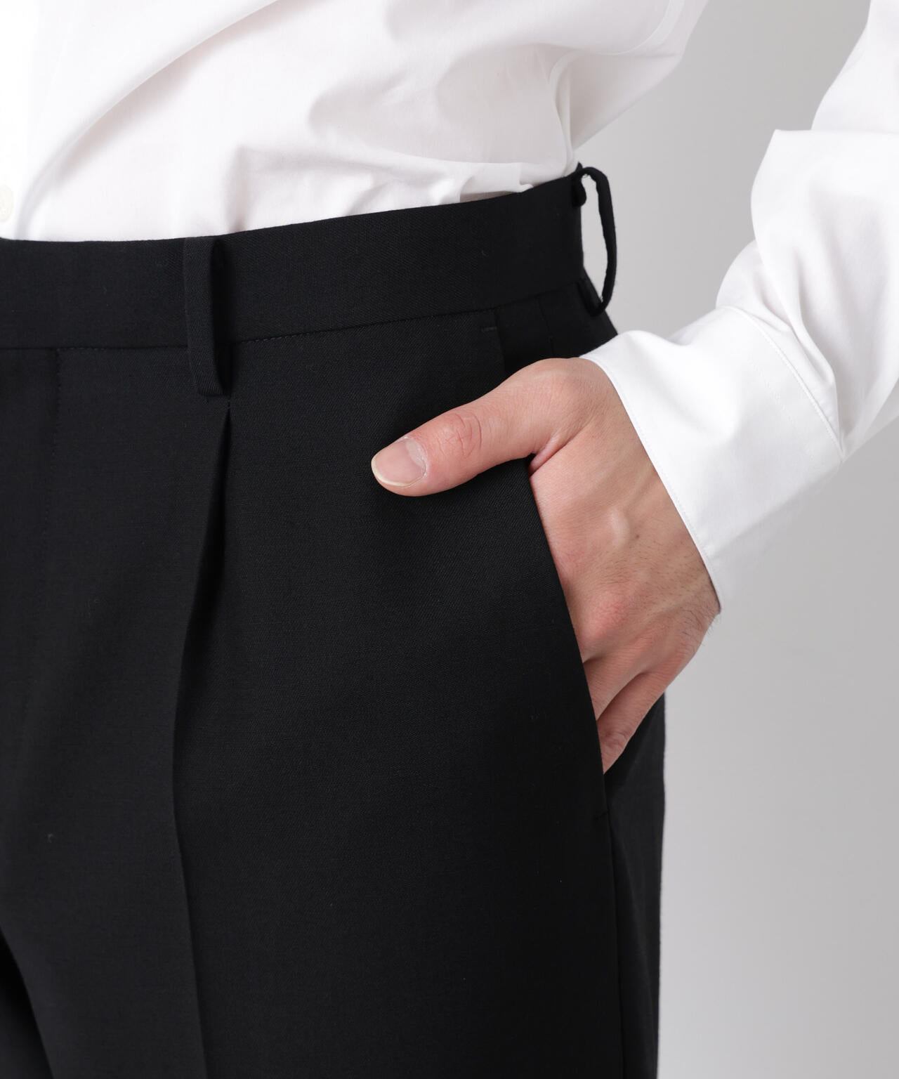 「Damerino Formal」 ブラックフォーマルオールシーズンパンツ(セットアップ可) 6686129205