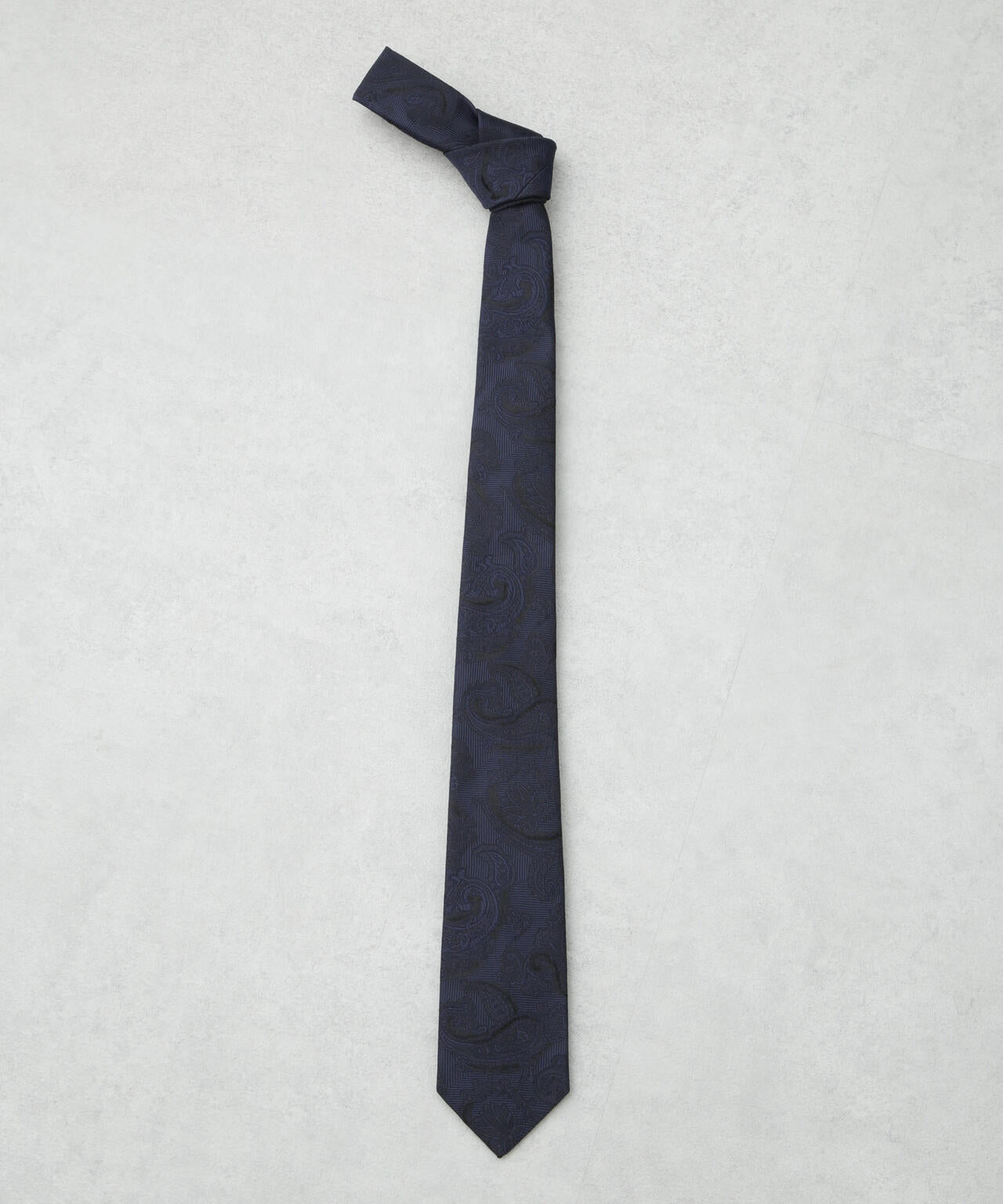 京都西陣ウォッシャブルシャドーペイズリーネクタイ1 6686142202