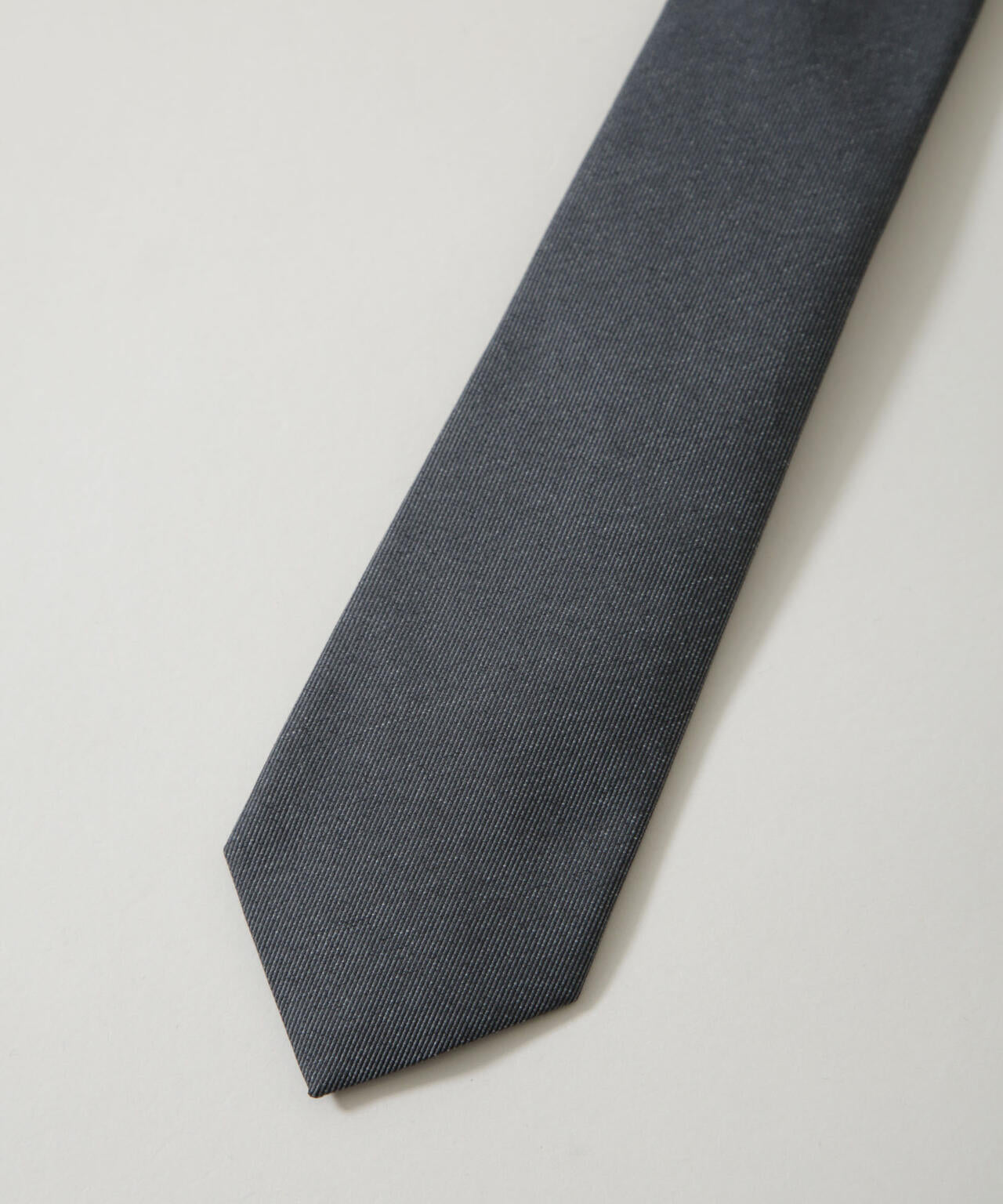京都西陣ウォッシャブルメランジソリッドネクタイ 6686142205