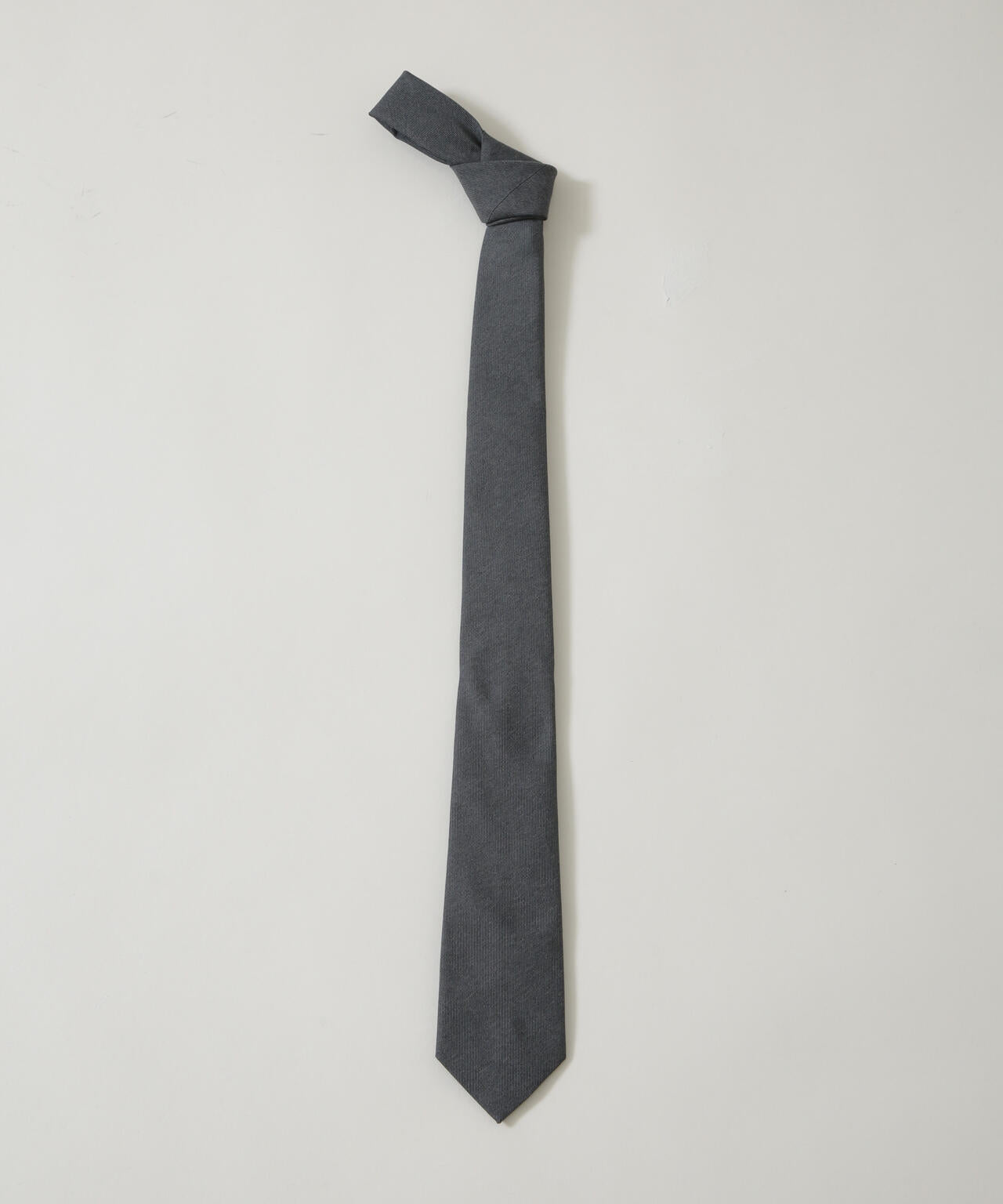 京都西陣ウォッシャブルメランジソリッドネクタイ 6686142205