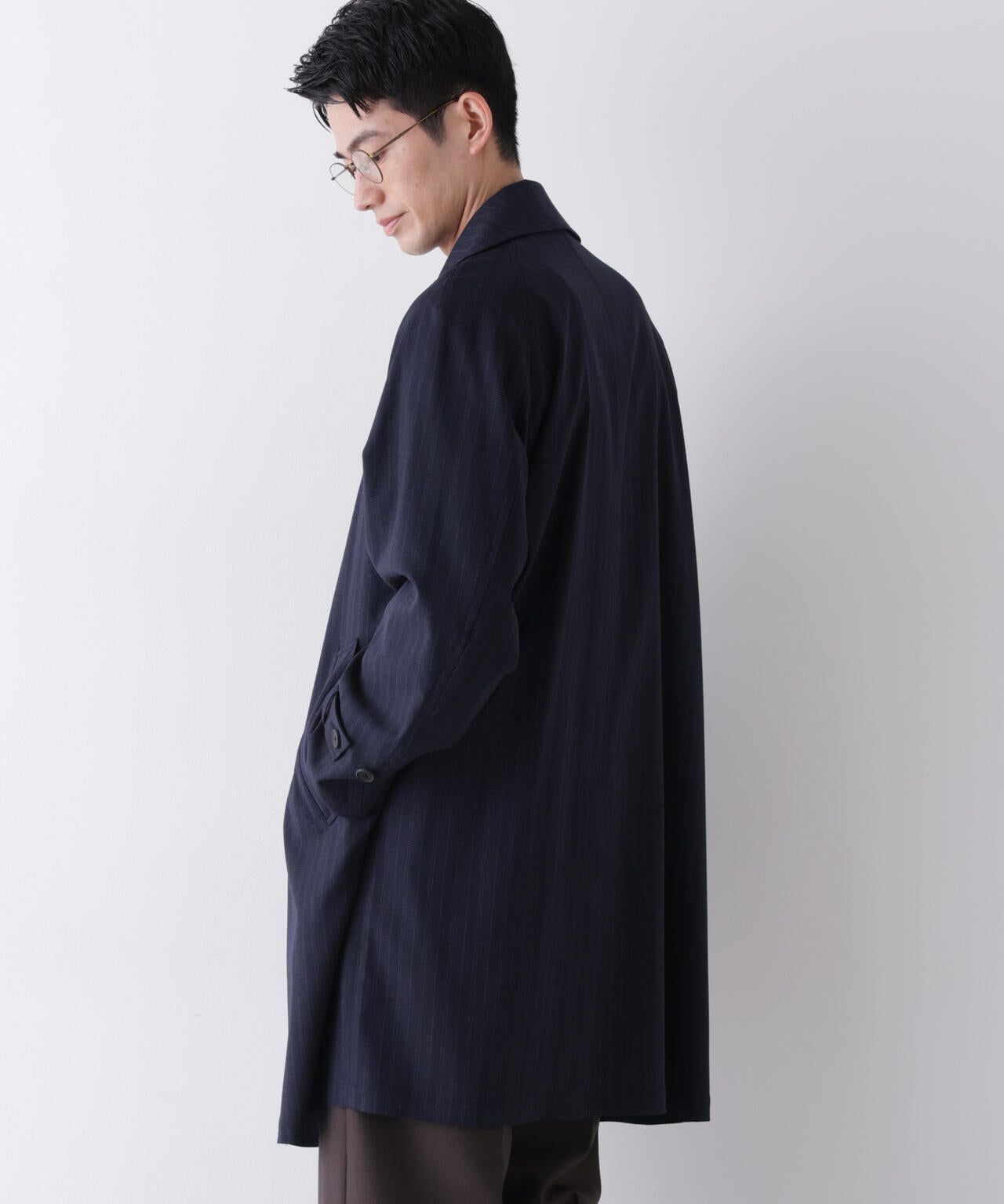 「DELEGANT」 ダブルブレストコート 6686211208