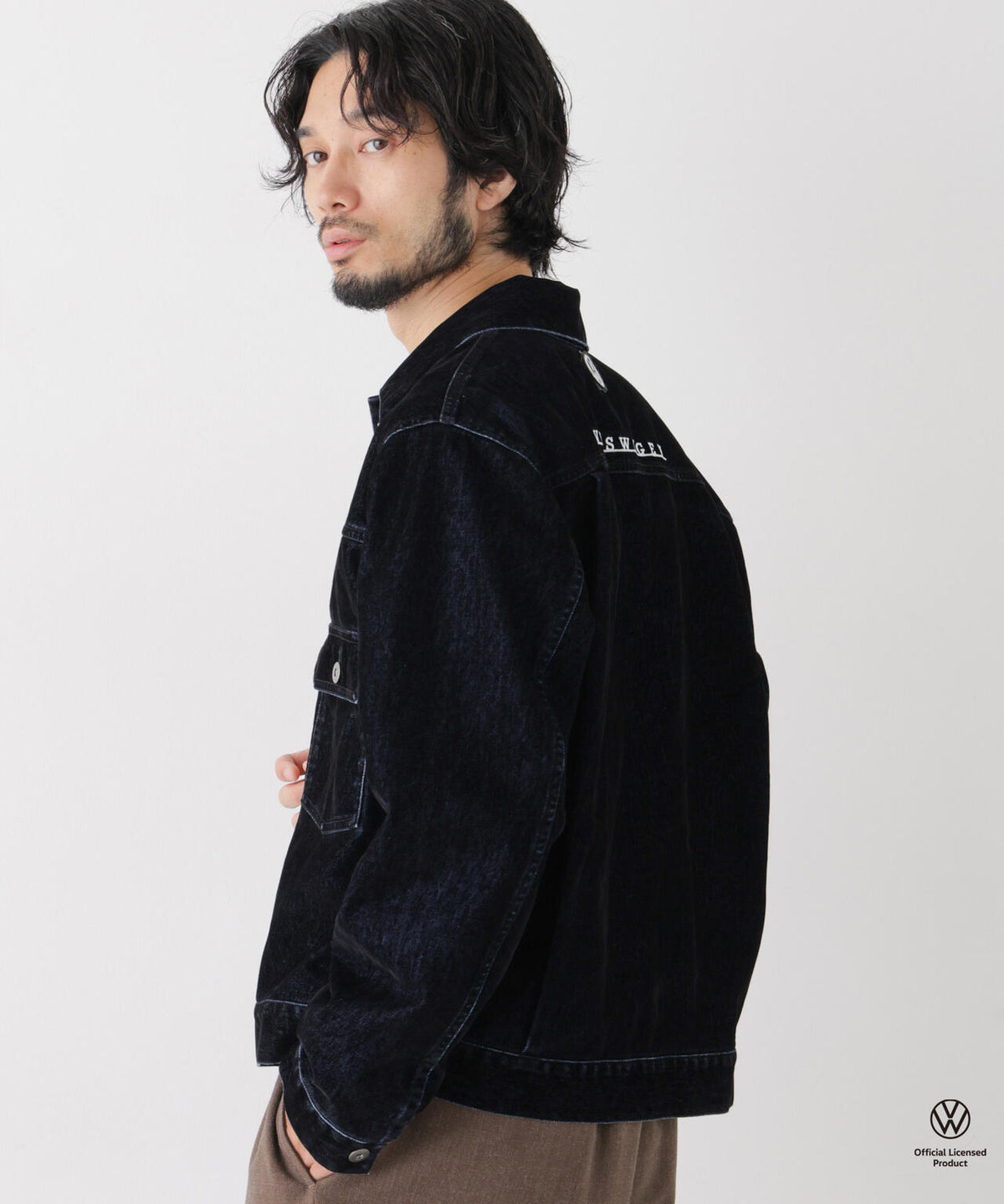 フォルクスワーゲン フロッキーデニムブルゾン 6686212212