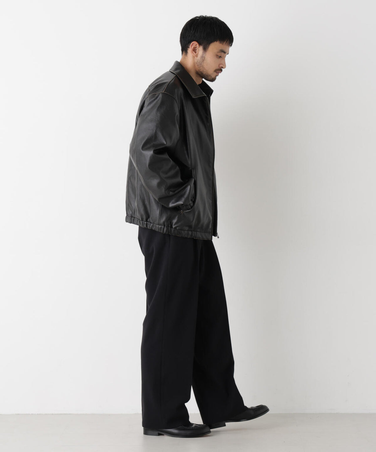 「SURPLUS」フェイクレザーフライトジャケット 6686212218
