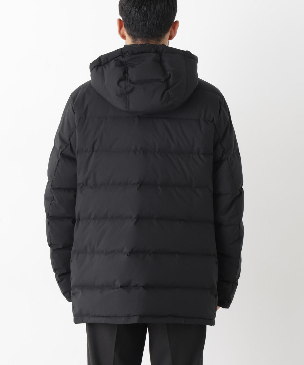 ALLIED FEATHER+DOWN ステッチミドルダウン フード脱着/撥水 6686214202