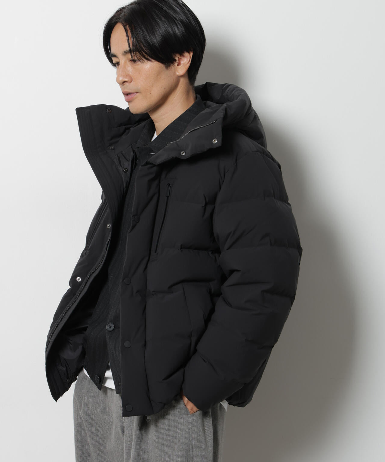 「西川ダウン(R)」SOLOTEXショートダウン 6686214203