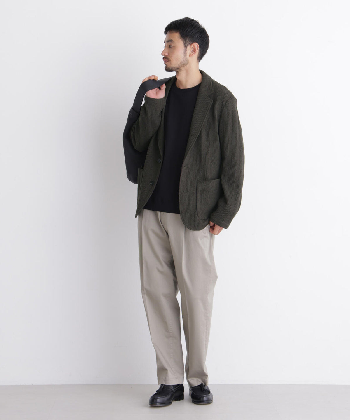 「DamerinoJacket」TEXBRID(R) リンクスストライプジャージージャケット 6686216202