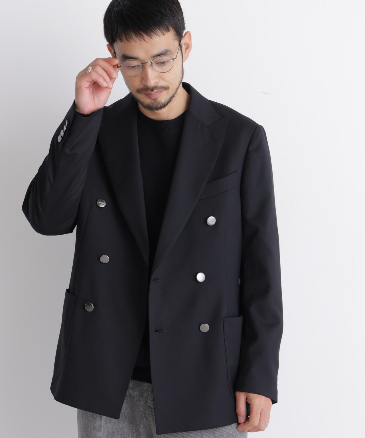 「DamerinoJacket」TWオールシーズンドビーダブルブレストブレザー 6686216203
