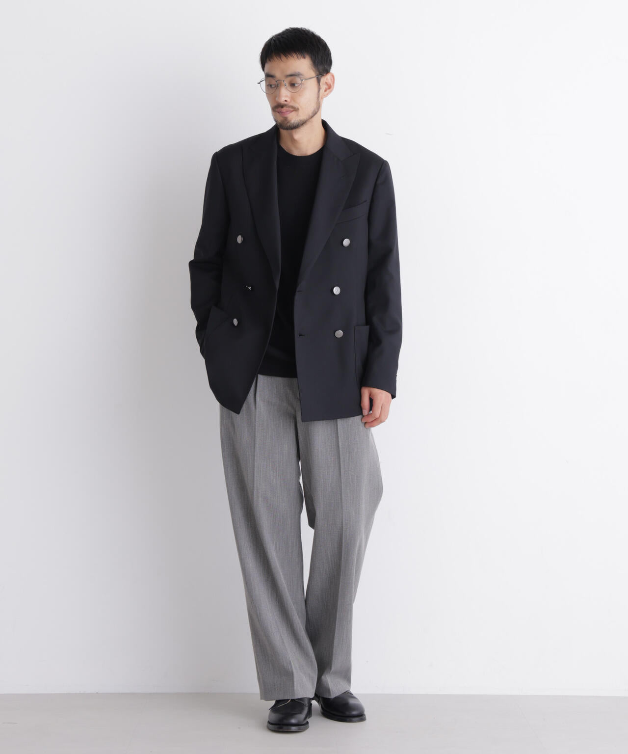 「DamerinoJacket」TWオールシーズンドビーダブルブレストブレザー 6686216203