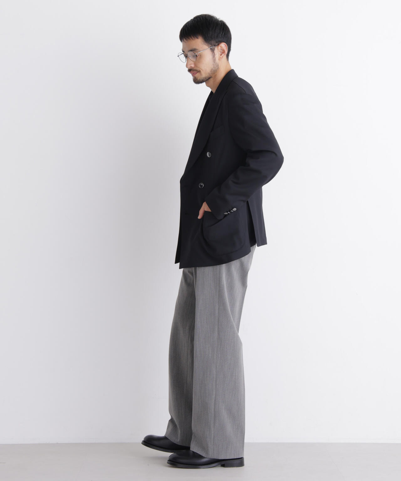 「DamerinoJacket」TWオールシーズンドビーダブルブレストブレザー 6686216203