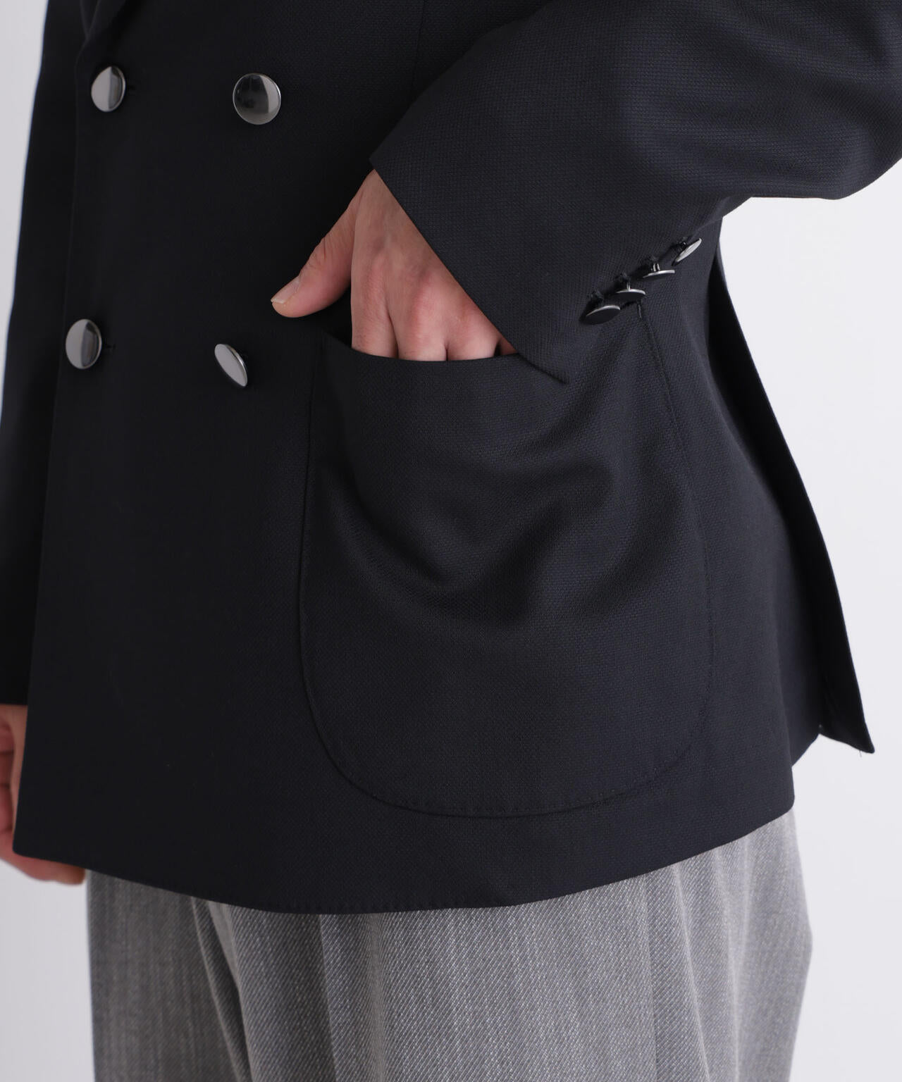 「DamerinoJacket」TWオールシーズンドビーダブルブレストブレザー 6686216203