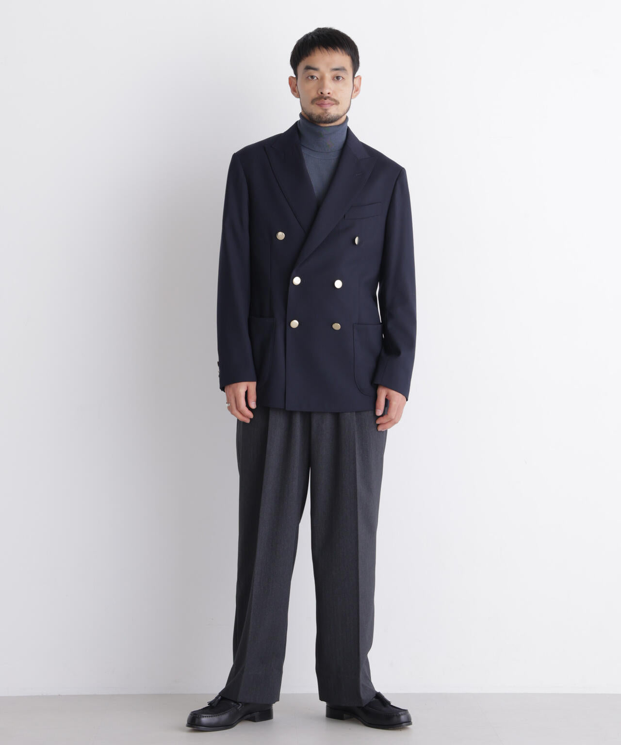 「DamerinoJacket」TWオールシーズンドビーダブルブレストブレザー 6686216203