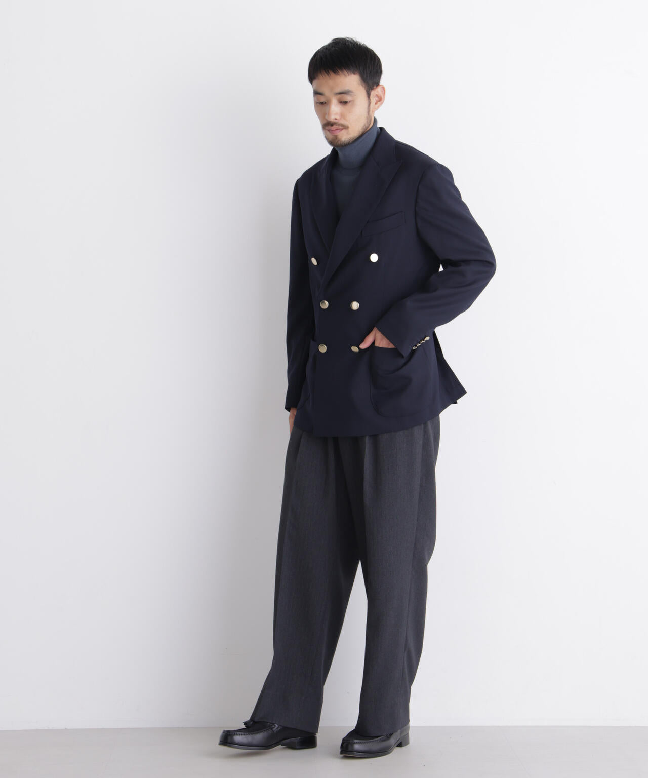 「DamerinoJacket」TWオールシーズンドビーダブルブレストブレザー 6686216203
