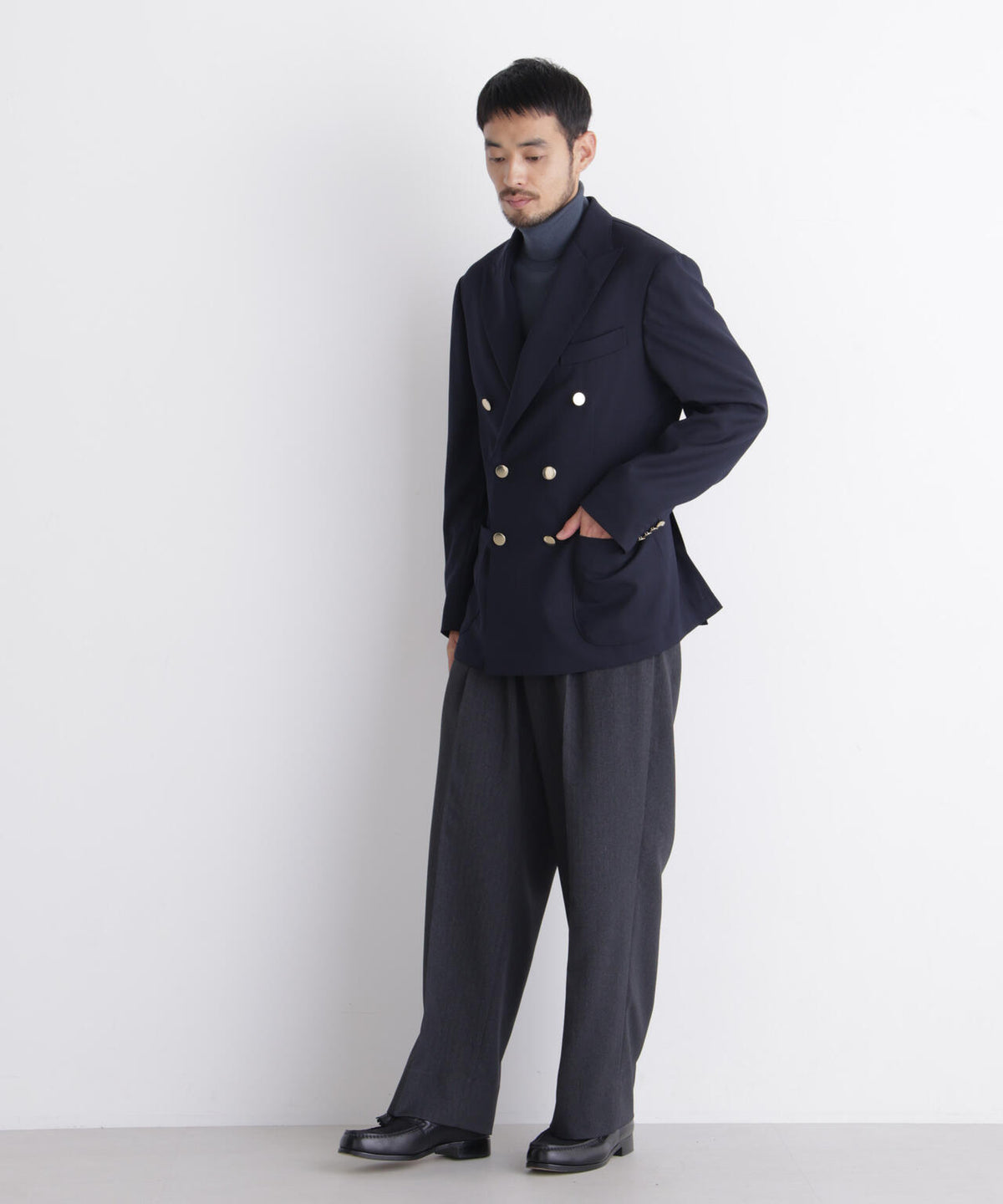 「DamerinoJacket」TWオールシーズンドビーダブルブレストブレザー 6686216203