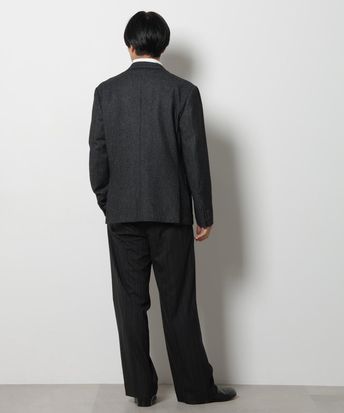 「DamerinoJacket」 カシミヤミックスウォッシャブルツイードジャケット 6686216205