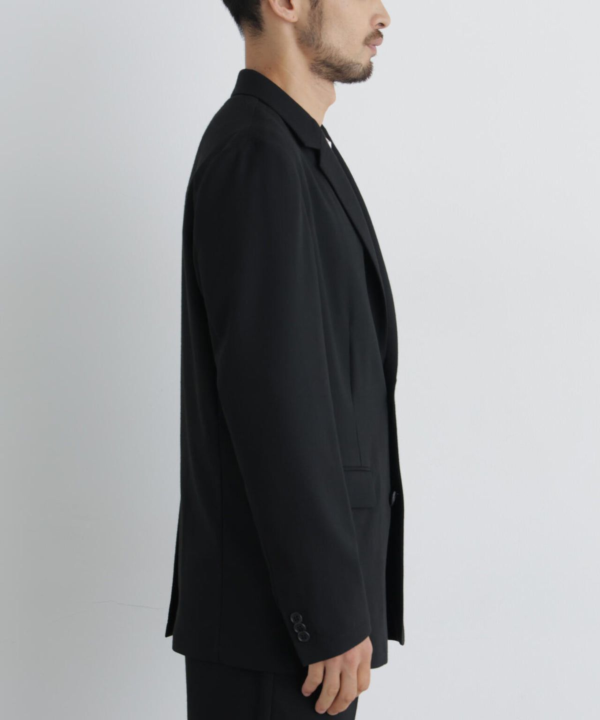 【ストレッチ/マシンウォッシャブル】「Damerino」 T/Rスラブストレッチセットアップ/WASHABLE 6686218202