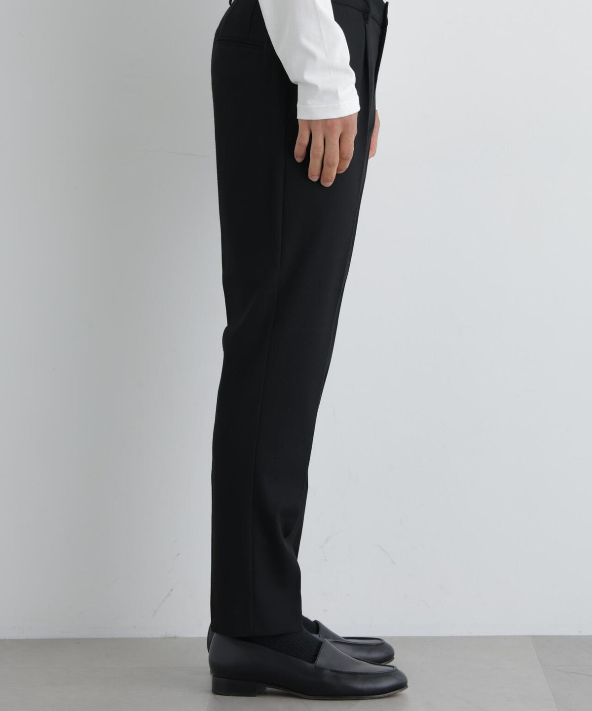 【ストレッチ/マシンウォッシャブル】「Damerino」 T/Rスラブストレッチセットアップ/WASHABLE 6686218202