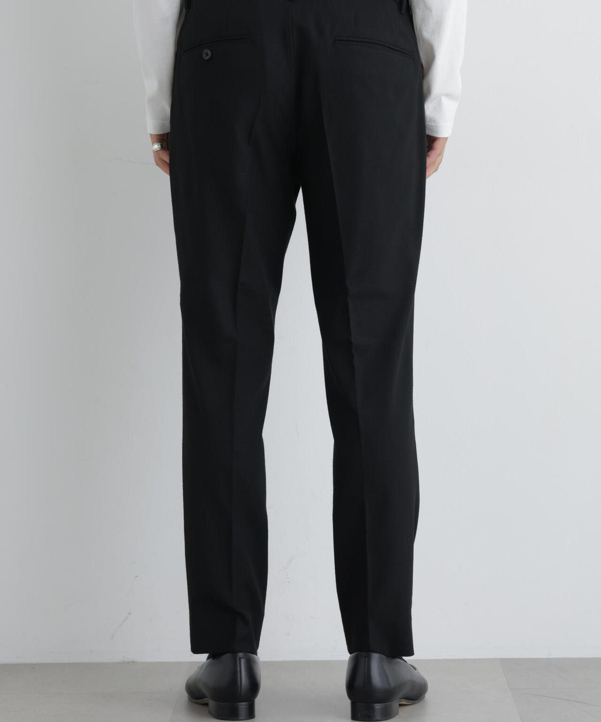 【ストレッチ/マシンウォッシャブル】「Damerino」 T/Rスラブストレッチセットアップ/WASHABLE 6686218202