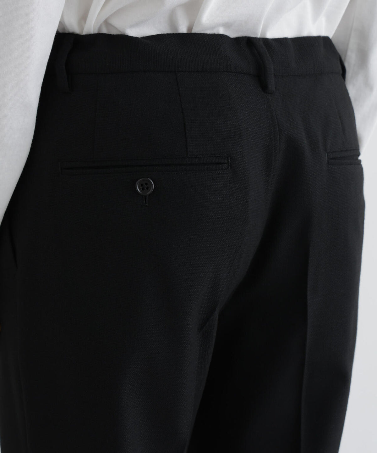 【ストレッチ/マシンウォッシャブル】「Damerino」 T/Rスラブストレッチセットアップ/WASHABLE 6686218202