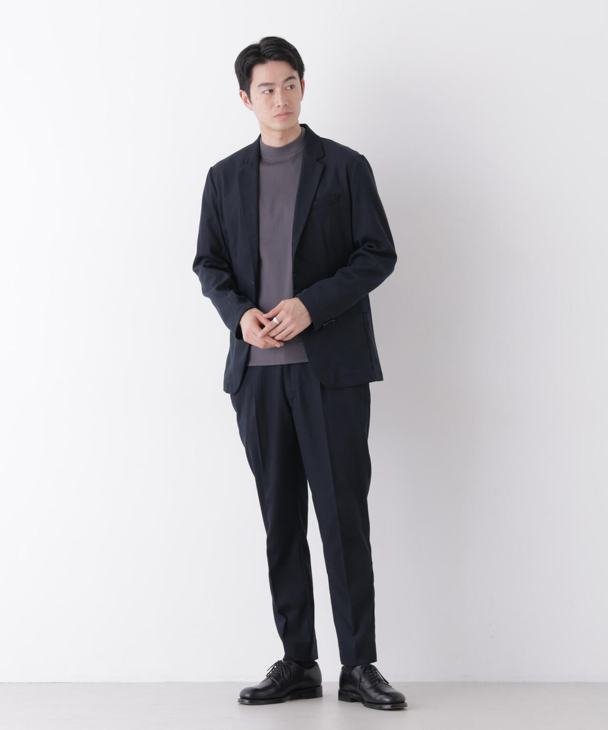 【防シワ/ストレッチ】「DamerinoPack」JetSetterウォームツイルセットアップ 6686218210