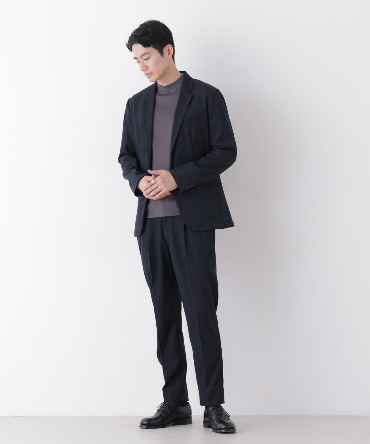 【防シワ/ストレッチ】「DamerinoPack」JetSetterウォームツイルセットアップ 6686218210