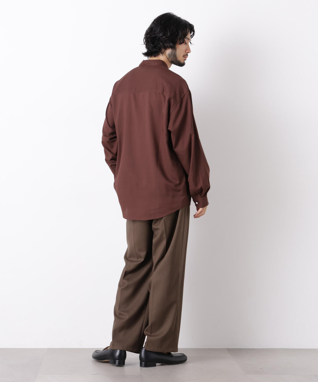「OtoNANO」LIM-BRESS ワイドシャツ 長袖 6686220207