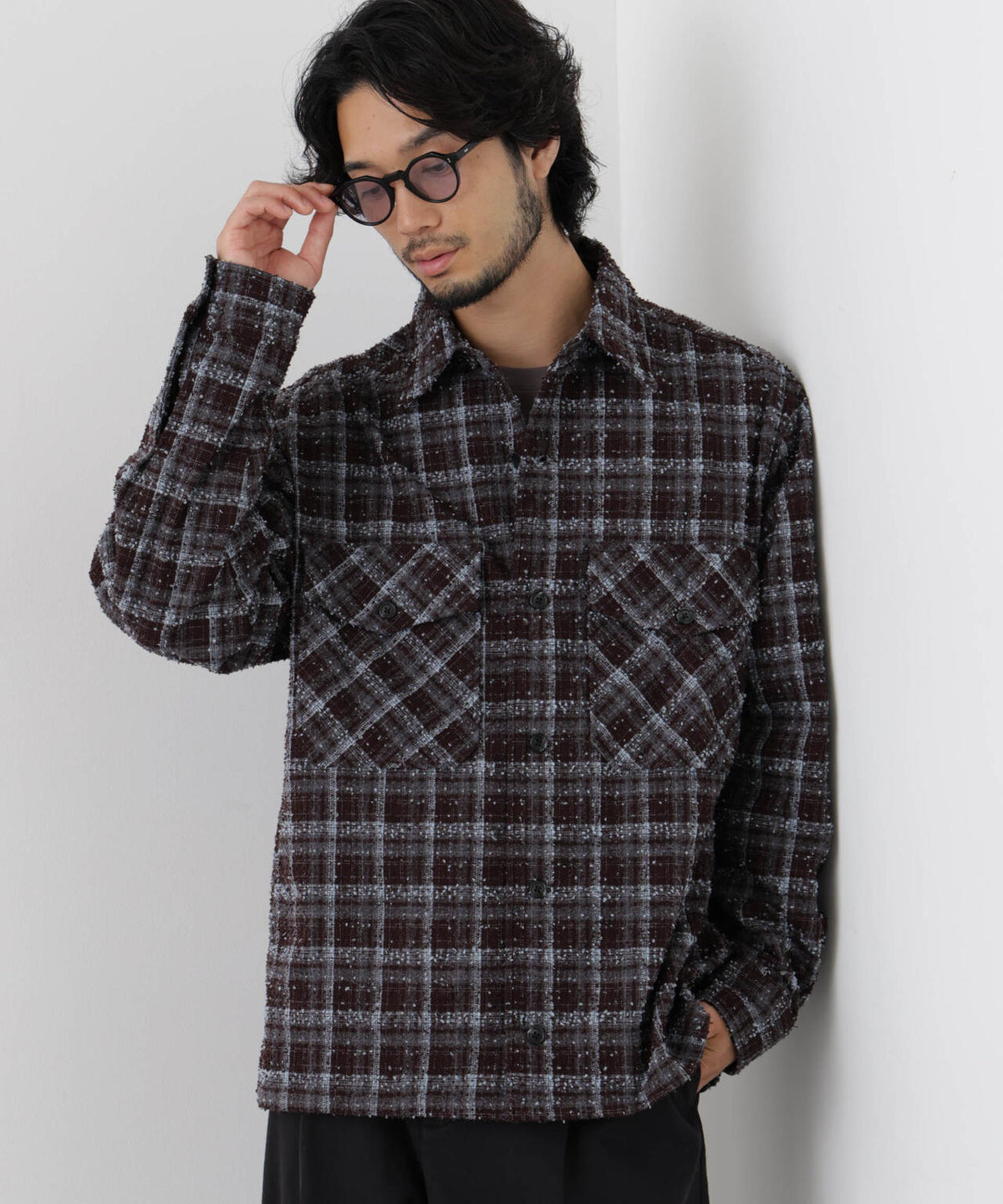 グレインネップCPOシャツ 6686220218