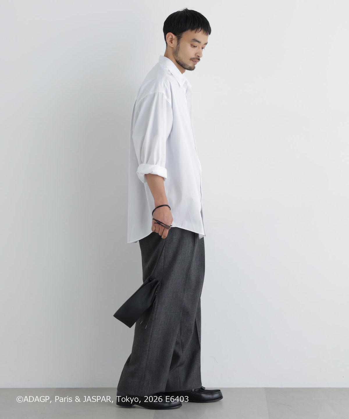 「OtoNANO」×SAVIGNAC レタードワイドシャツ 6686220220