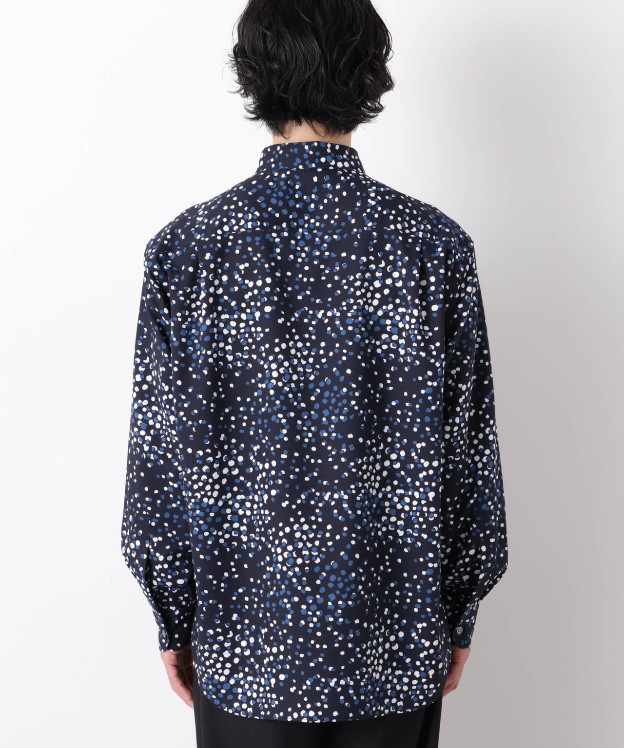 EDITORIAL PRINT レギュラーカラーシャツ 6686220222