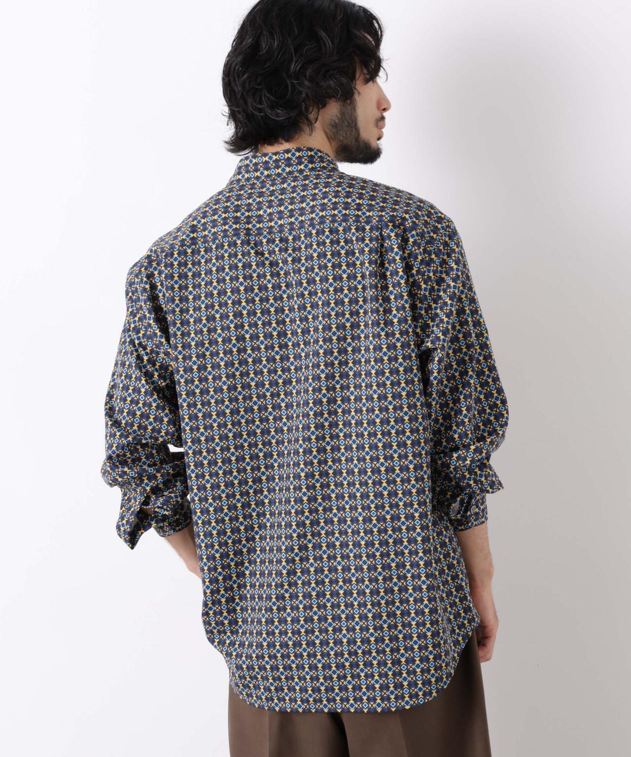 EDITORIAL PRINT レギュラーカラーシャツ 6686220222