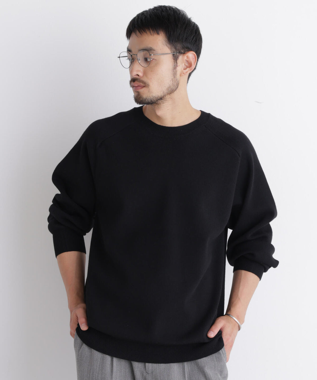 「OtoNANO」総針スウェットライクニット 6686222208