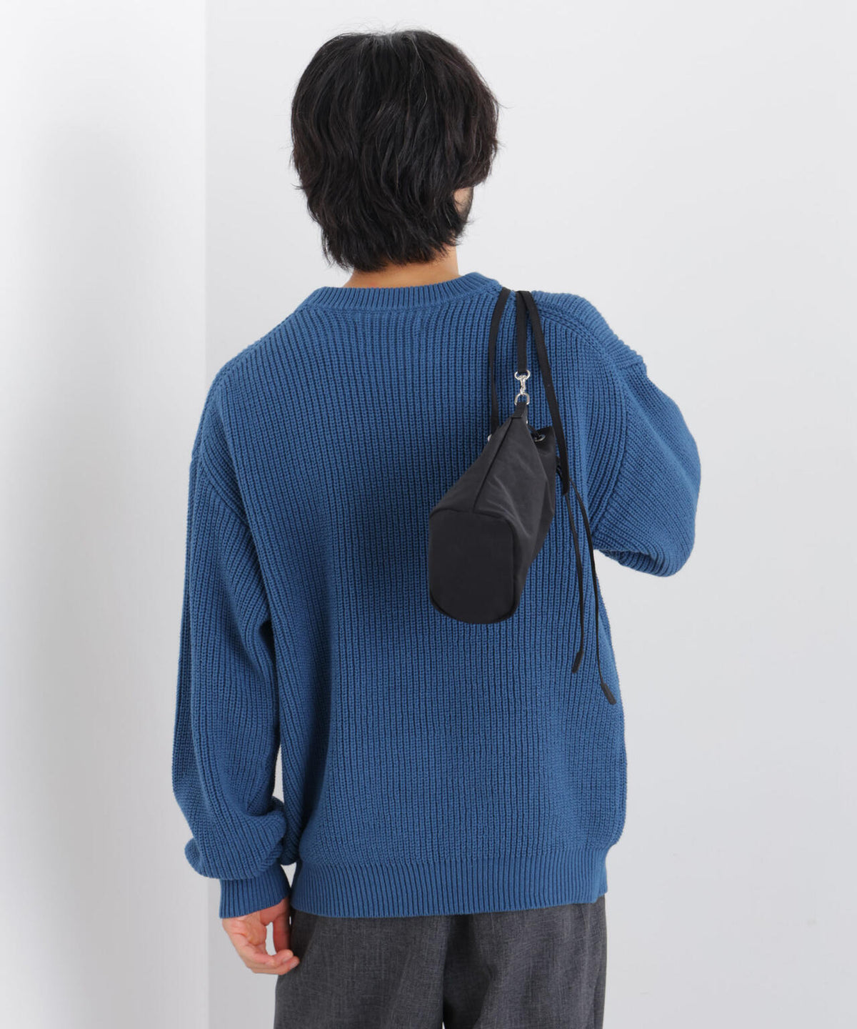 コットンMIXバルキークルーネックニット 6686222218