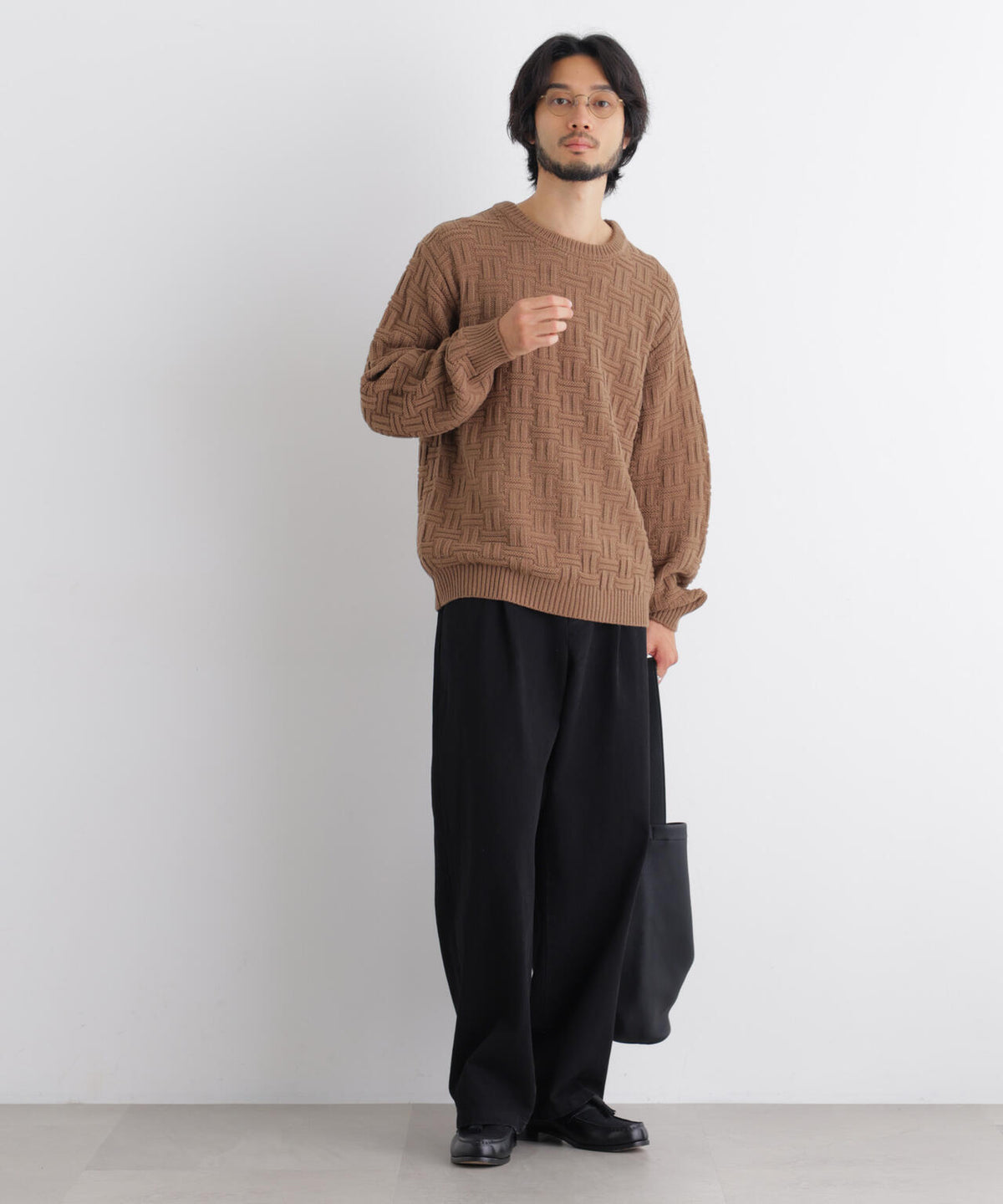 ジオメトリックニット 6686222221