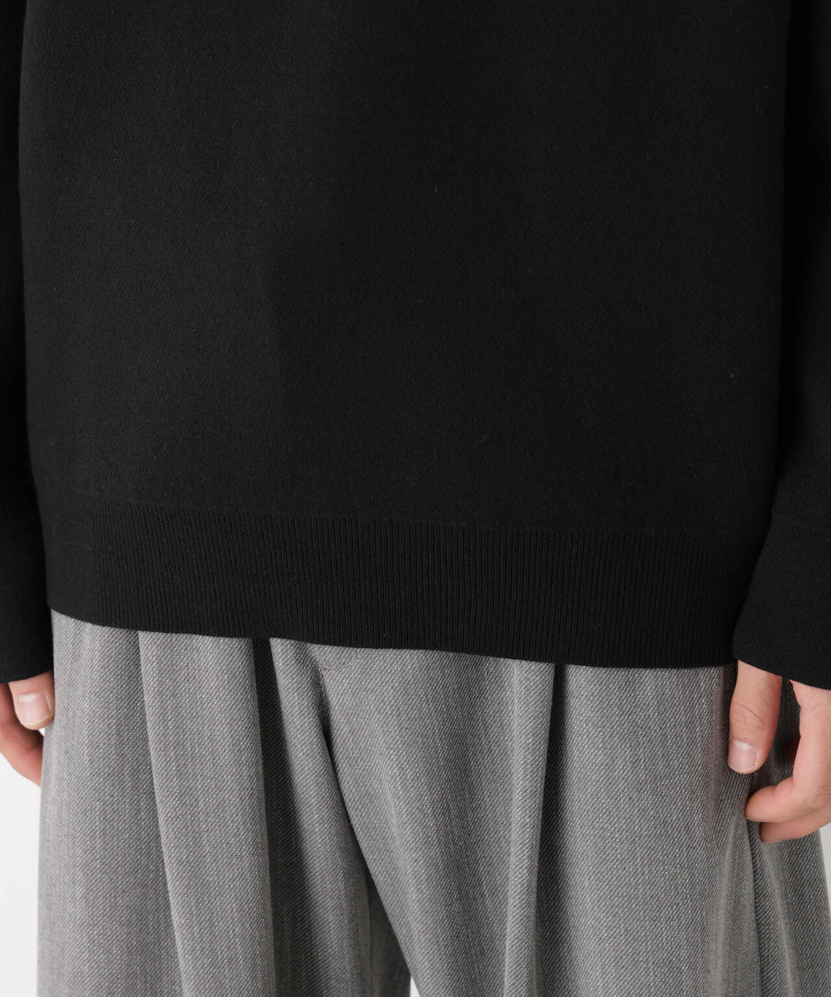 ウォッシャブルハイゲージダブルフェイスニット 6686222223