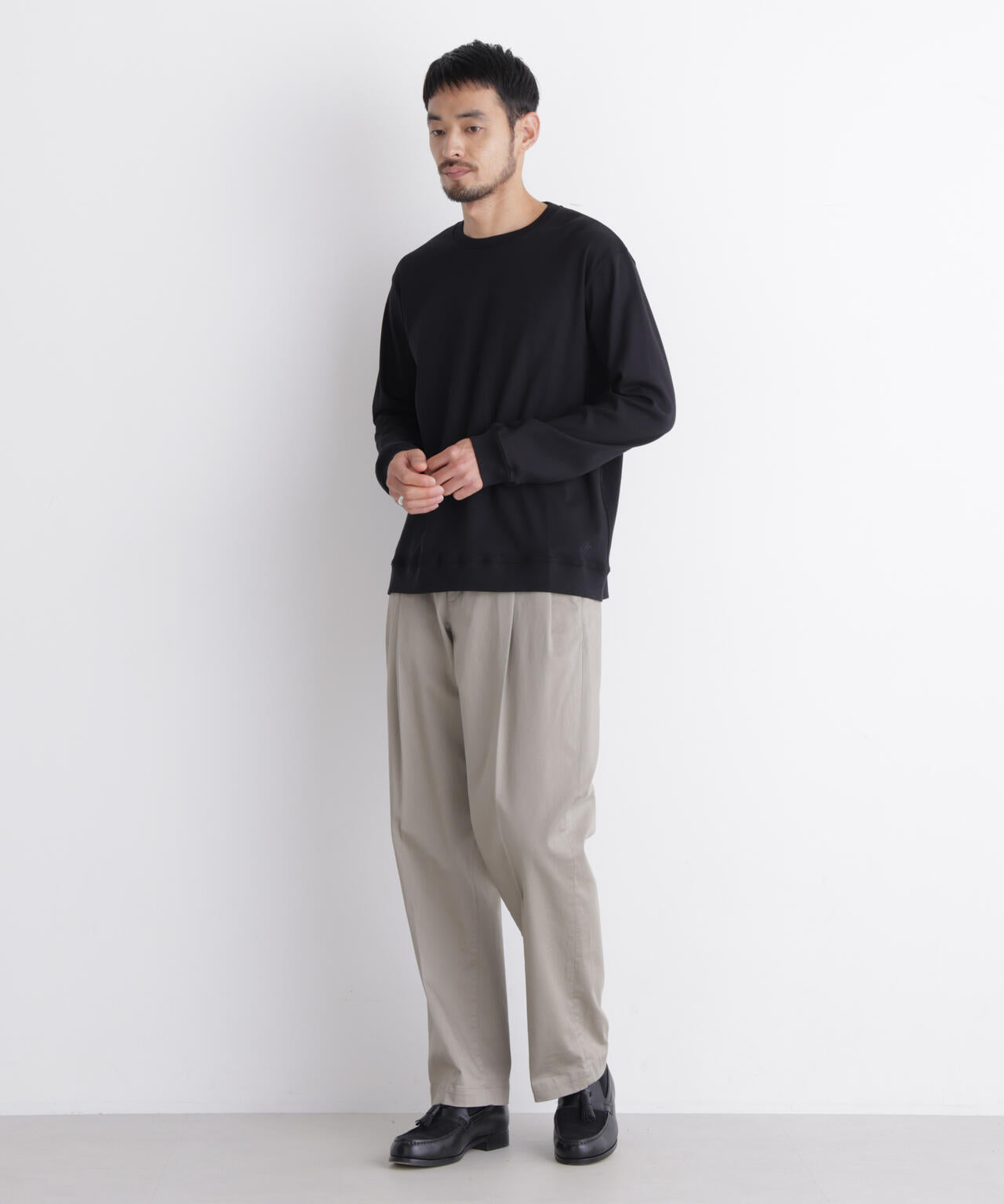 「FORMAL JERSEY」クルーネックカットソー長袖 6686223204