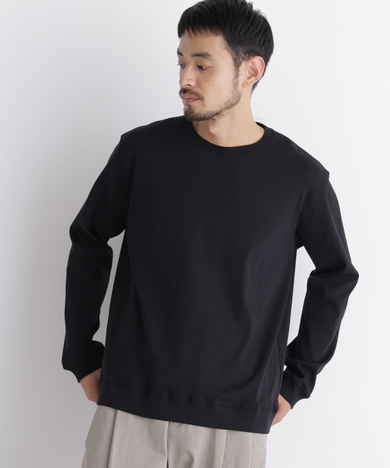 「FORMAL JERSEY」クルーネックカットソー長袖 6686223204