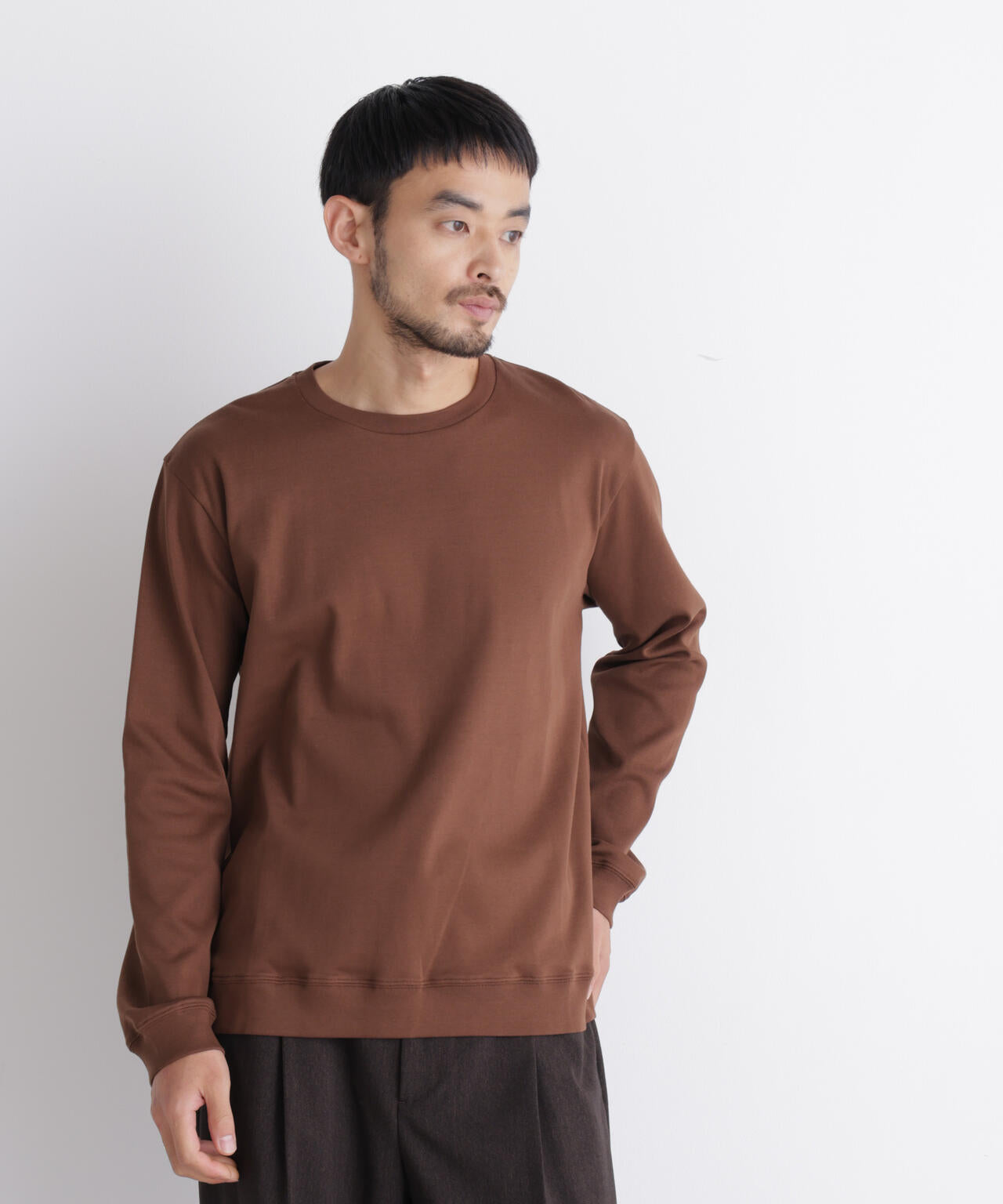 「FORMAL JERSEY」クルーネックカットソー長袖 6686223204