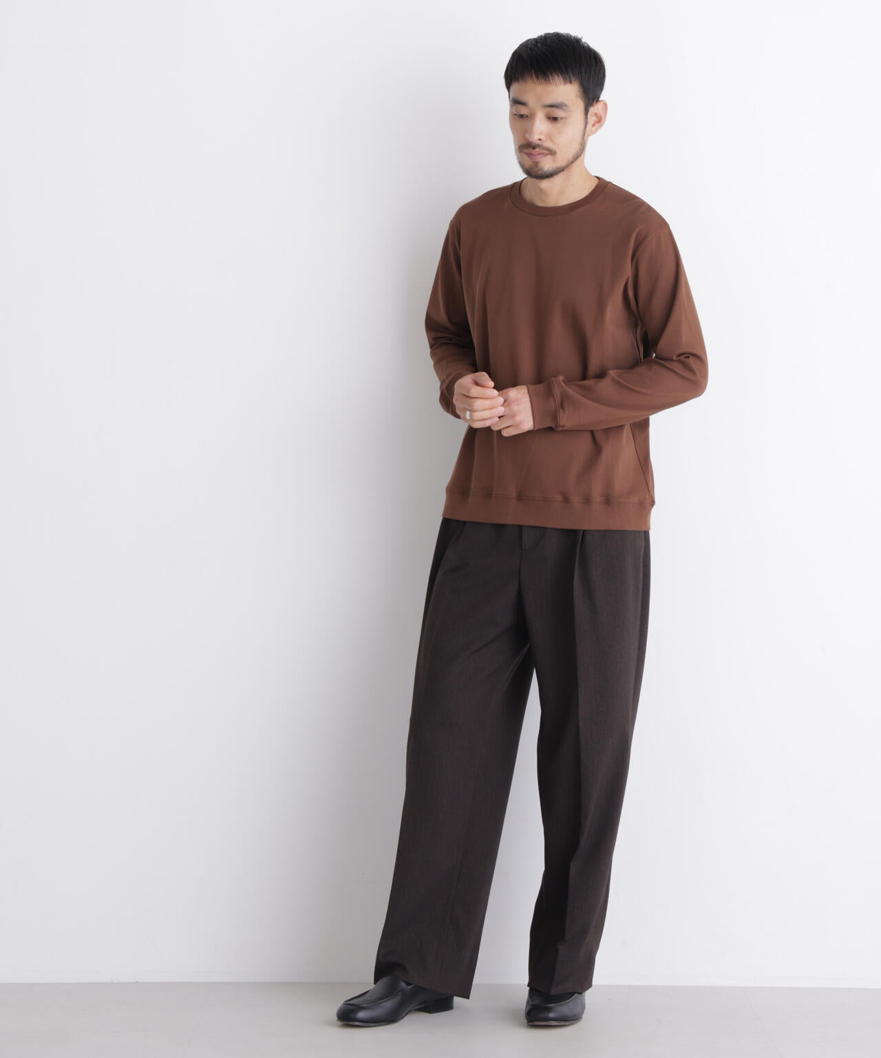 「FORMAL JERSEY」クルーネックカットソー長袖 6686223204