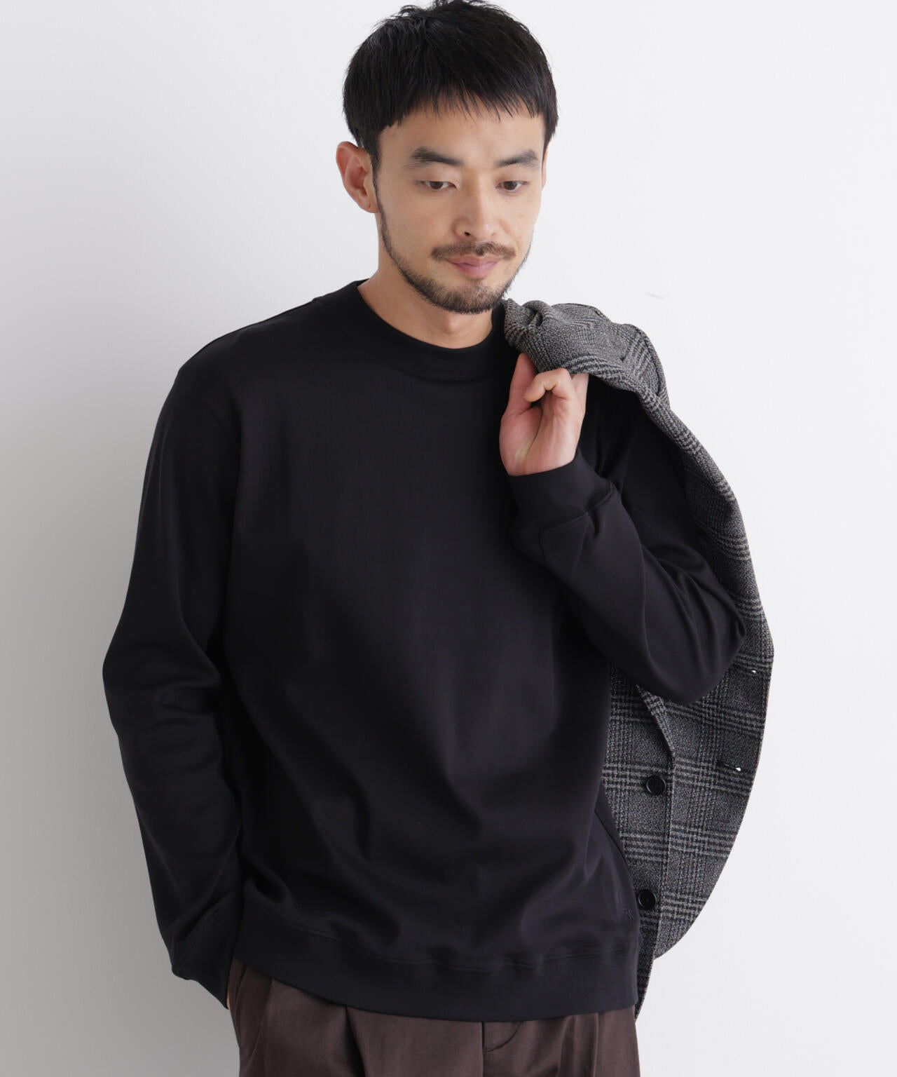 「FORMAL JERSEY」モックネックカットソー長袖 6686223205
