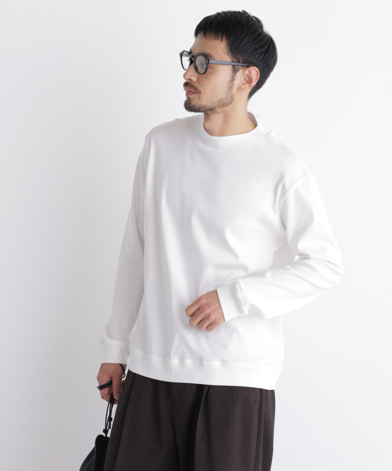 「FORMAL JERSEY」モックネックカットソー長袖 6686223205