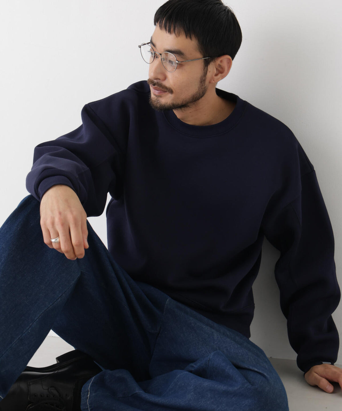「PLAYFUL CODE」 コアフリースクルーネックスウェット 6686223206