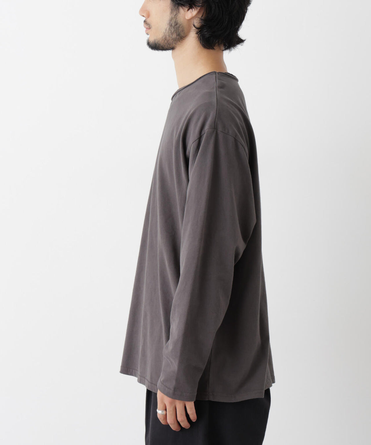 「surplus」デザインヘンリーネックTシャツ 長袖 6686223214
